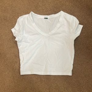Wild Fable Crop White Tee